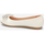 Pantofi Femei Balerin și Balerini cu curea La Modeuse 65573_P151519 Alb