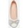 Pantofi Femei Balerin și Balerini cu curea La Modeuse 65573_P151519 Alb