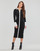 Îmbracaminte Femei Rochii lungi Karl Lagerfeld LSLV POLO DRESS Negru / Alb