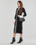 Îmbracaminte Femei Rochii lungi Karl Lagerfeld LSLV POLO DRESS Negru / Alb