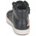 Pantofi Fete Pantofi sport stil gheata Geox J KALISPERA GIRL Negru / Auriu