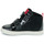 Pantofi Fete Pantofi sport stil gheata Geox B KILWI GIRL D Negru / Roșu