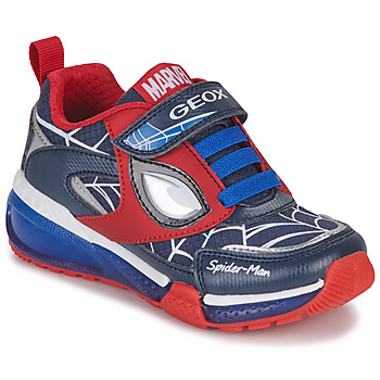 Pantofi Băieți Pantofi sport Casual Geox J BAYONYC BOY D Albastru / Roșu