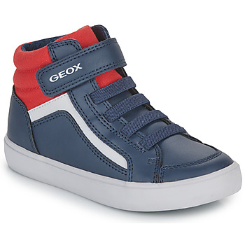 Pantofi Băieți Pantofi sport stil gheata Geox J GISLI BOY C Albastru / Roșu