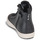 Pantofi Fete Pantofi sport stil gheata Geox J KALISPERA GIRL D Negru / Argintiu