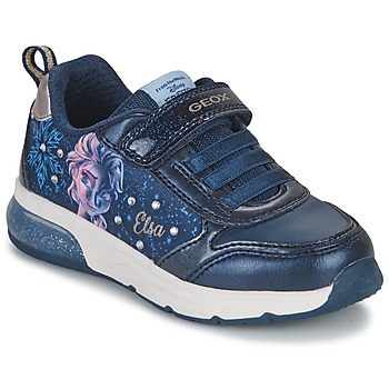 Pantofi Fete Pantofi sport Casual Geox J SPACECLUB GIRL D Albastru