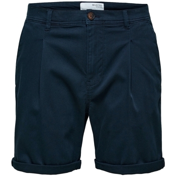 Îmbracaminte Bărbați Pantaloni scurti și Bermuda Selected Noos Comfort-Gabriel - Dark Sapphire albastru