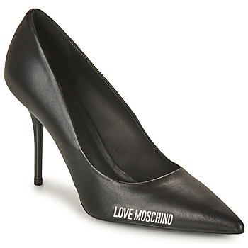 Pantofi Femei Pantofi cu toc Love Moschino RUBBER LOGO Negru