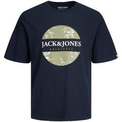 Îmbracaminte Bărbați Tricouri mânecă scurtă Jack & Jones  albastru
