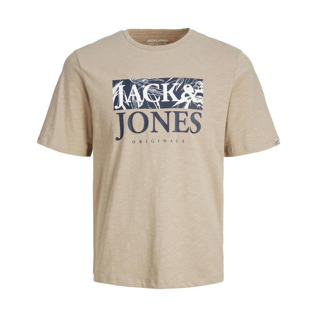 Îmbracaminte Bărbați Tricouri mânecă scurtă Jack & Jones  Bej
