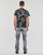 Îmbracaminte Bărbați Tricouri mânecă scurtă Versace Jeans Couture GAH6S0 Negru / Alb / Imprimeuri / Baroc