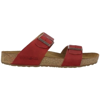 Pantofi Femei Papuci de vară Haflinger BIO ANDREA roșu