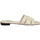 Pantofi Femei Papuci de vară Bibi Lou 759 Cuir Femme Off White Alb