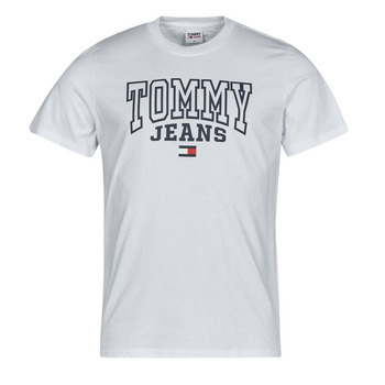 Îmbracaminte Bărbați Tricouri mânecă scurtă Tommy Jeans TJM RGLR ENTRY GRAPHIC TEE Alb