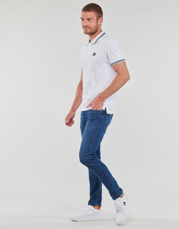Tommy Jeans TJM CLSC TIPPING DETAIL POLO Alb