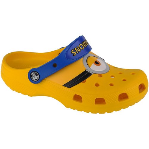 Pantofi Băieți Papuci de casă Crocs Fun Lab Classic I AM Minions Kids Clog galben