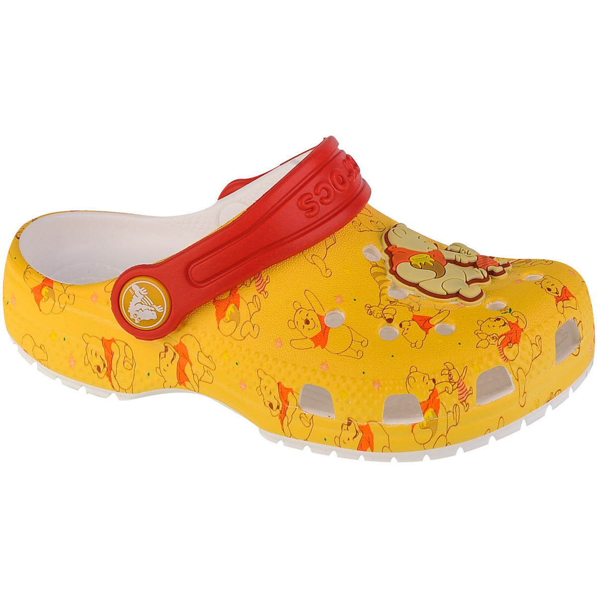 Pantofi Fete Papuci de casă Crocs Classic Disney Winnie The Pooh T Clog galben