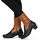Pantofi Femei Botine Art ALFAMA Negru / Maro