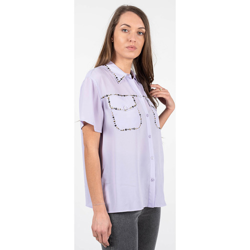 Îmbracaminte Femei Cămăși și Bluze Pinko 1G15MU Y6WB | Rilassato violet