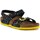 Pantofi Copii Sandale Birkenstock Colorado Rivet Logo Kids Digital Dots Black Negru