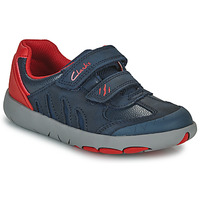 Pantofi Băieți Pantofi sport Casual Clarks REX PLAY K Albastru / Roșu