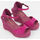 Pantofi Femei Sandale La Valeta Charlene peep toe roz