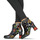 Pantofi Femei Botine Laura Vita GUCSTOO Negru / Multicolor