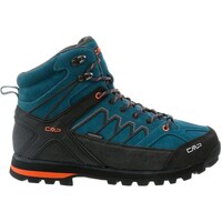 Pantofi Bărbați Drumetie și trekking Cmp Moon Mid WP Negre, Albastre