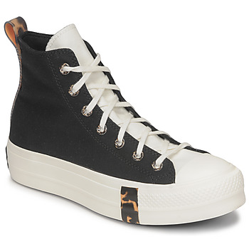 Pantofi Femei Pantofi sport stil gheata Converse CHUCK TAYLOR ALL STAR LIFT PLATFORM TORTOISE Negru / Alb