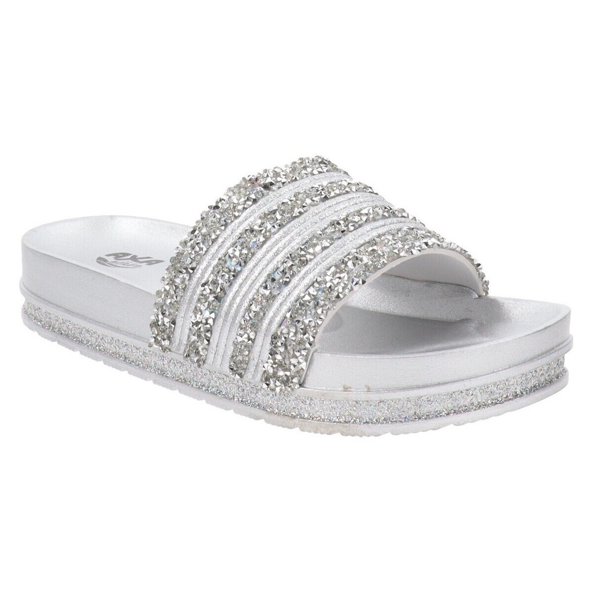 Pantofi Femei Papuci de vară Axa -73440A Argintiu