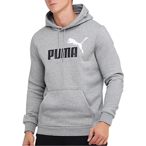 Îmbracaminte Bărbați Hanorace  Puma Ess 2 Col Big Logo Hoodie Gri