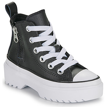 Pantofi Fete Pantofi sport stil gheata Converse CHUCK TAYLOR ALL STAR LUGGED LIFT PLATFORM LEATHER Negru