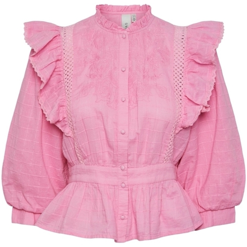 Îmbracaminte Femei Topuri și Bluze Y.a.s YAS Shirt Ranja - Rosebloom roz