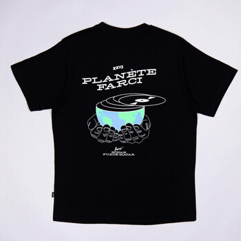 Farci Planete tee shirt Negru
