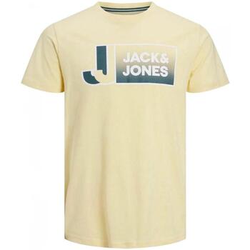 Îmbracaminte Băieți Tricouri mânecă scurtă Jack & Jones  galben