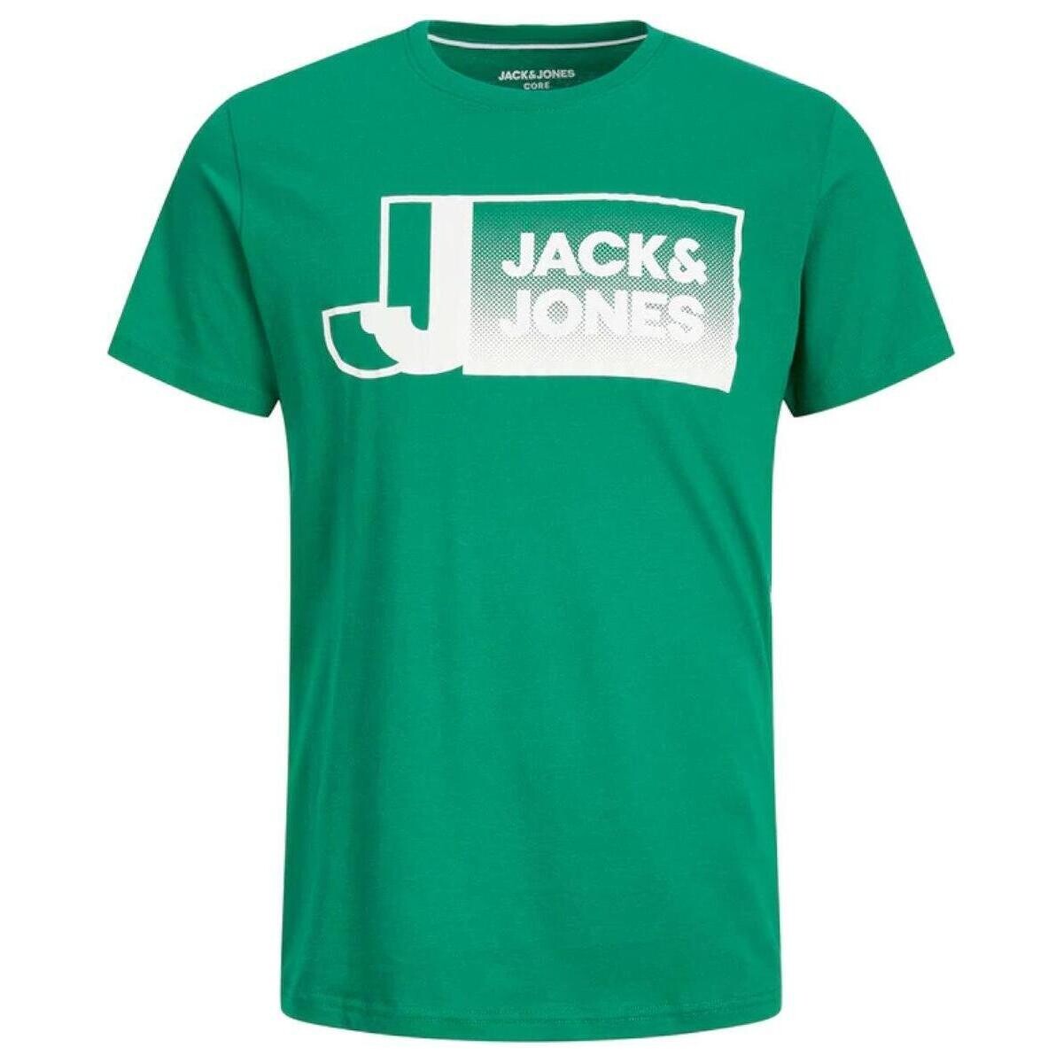 Îmbracaminte Băieți Tricouri mânecă scurtă Jack & Jones  verde