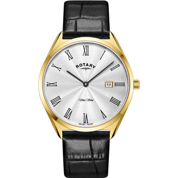 Ceasuri & Bijuterii Bărbați Ceasuri Analogice Rotary GS08013/01, Quartz, 38mm, 5ATM Auriu