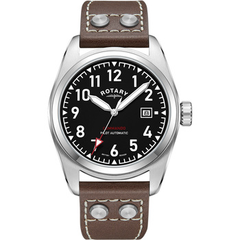 Ceasuri & Bijuterii Bărbați Ceasuri Analogice Rotary GS05470/19, Automatic, 42mm, 10ATM Argintiu