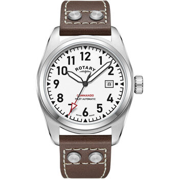 Ceasuri & Bijuterii Bărbați Ceasuri Analogice Rotary GS05470/18, Automatic, 42mm, 10ATM Argintiu