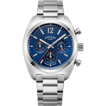 Ceasuri & Bijuterii Bărbați Ceasuri Analogice Rotary GB05485/05, Quartz, 40mm, 5ATM Argintiu