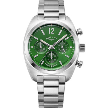 Ceasuri & Bijuterii Bărbați Ceasuri Analogice Rotary GB05485/24, Quartz, 40mm, 5ATM Argintiu