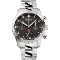 Ceasuri & Bijuterii Bărbați Ceasuri Analogice Alpina AL-372BW4S26B, Quartz, 41mm, 10ATM Argintiu