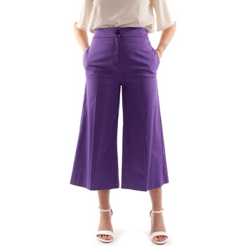Îmbracaminte Femei Pantaloni de costum Emme Marella ZOE1 violet