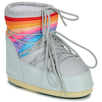 Pantofi Femei Cizme de zapadă Moon Boot MB ICON LOW RAINBOW Gri / Multicolor