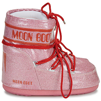 Moon Boot MB ICON LOW GLITTER Roz / Roșu