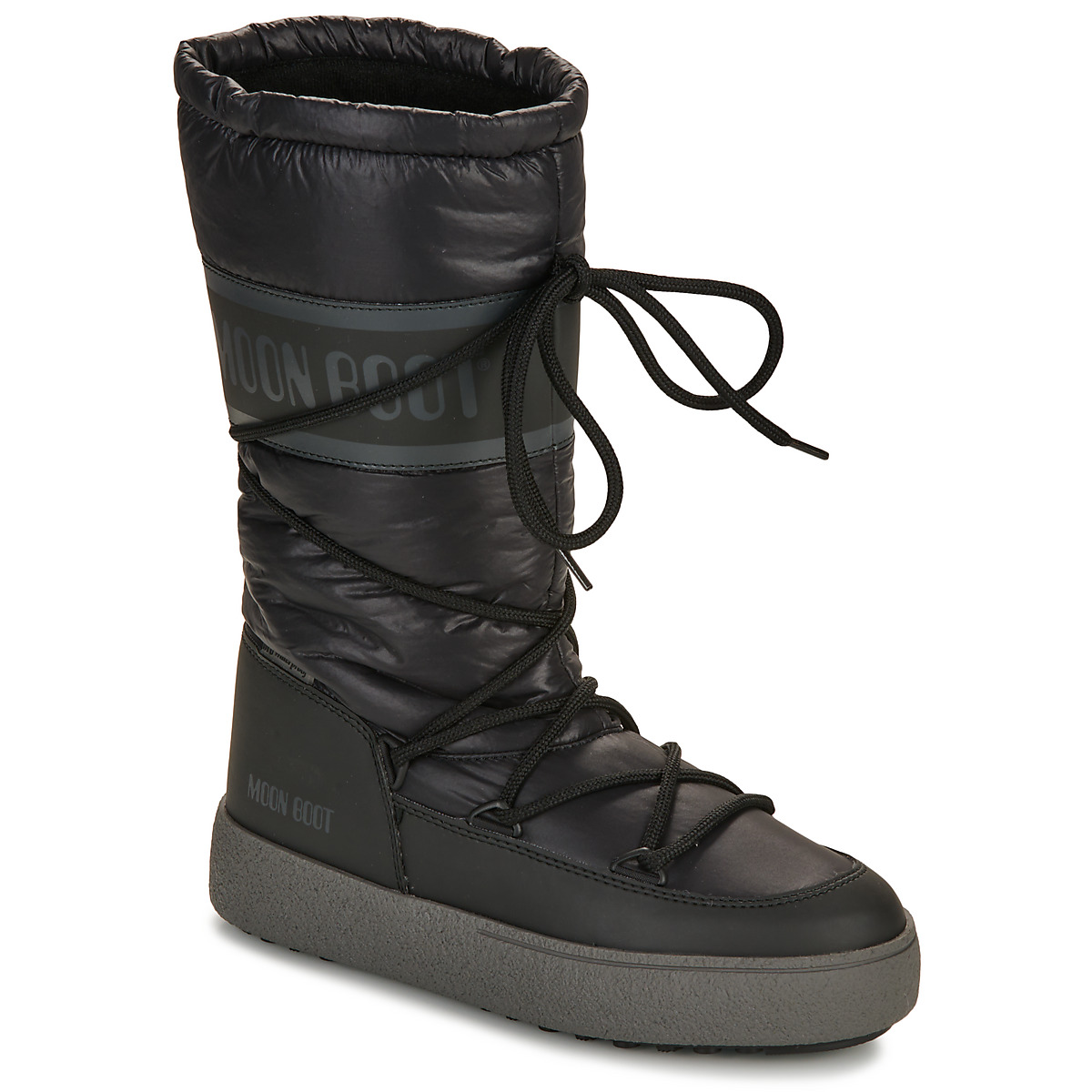 Pantofi Femei Cizme de zapadă Moon Boot MB LTRACK HIGH NYLON WP Negru
