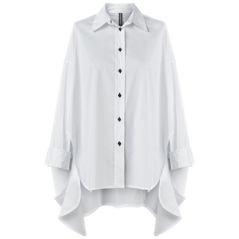 Îmbracaminte Femei Topuri și Bluze Wendy Trendy Camisa 110938 - White Alb