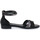 Pantofi Femei Papuci de vară Valleverde 16035 NERO Negru