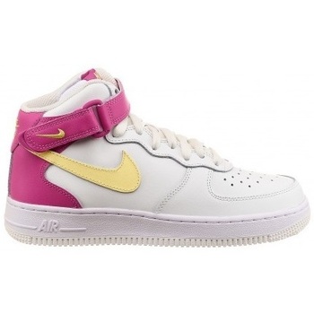 Pantofi Femei Pantofi sport stil gheata Nike Air Force 1 Mid Alb, Roz