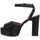 Pantofi Femei Sandale Priv Lab 2721 NAPPA NERO Negru
